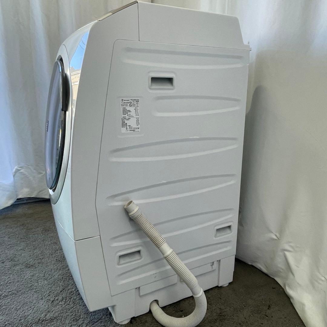 シャープ　ドラム式洗濯機　左開き　10キロ　安い　綺麗　設置無料　人気　オススメ