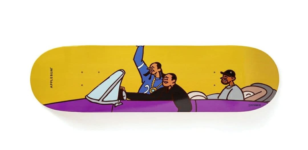APPLEBUM × JUTA SVOGG 限定スケートボード ウッドデッキ
