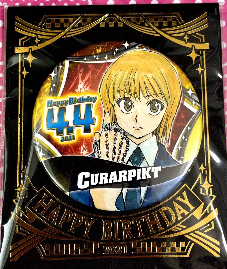 希少　クラピカ　名場面 ジオラマフィギュア　バースデイ缶バッジ HUNTER