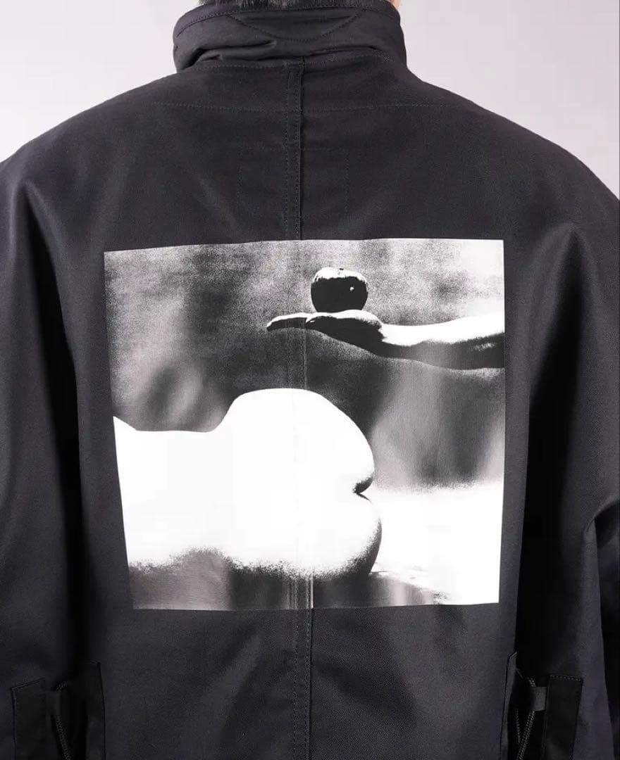 ジャケット・アウター ALMOSTBLACK / LAYERED ZIP-UP COAT 2