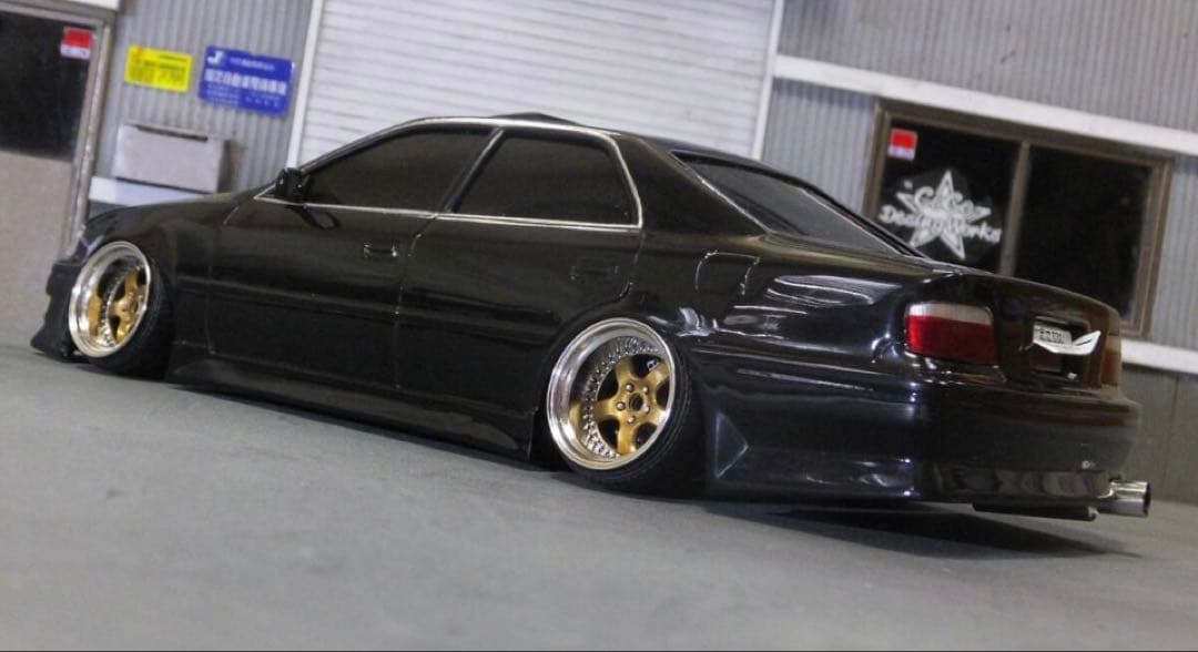 1/24 JZX100 チェイサー ツアラーV 完成品　足立仕様　ドリフト