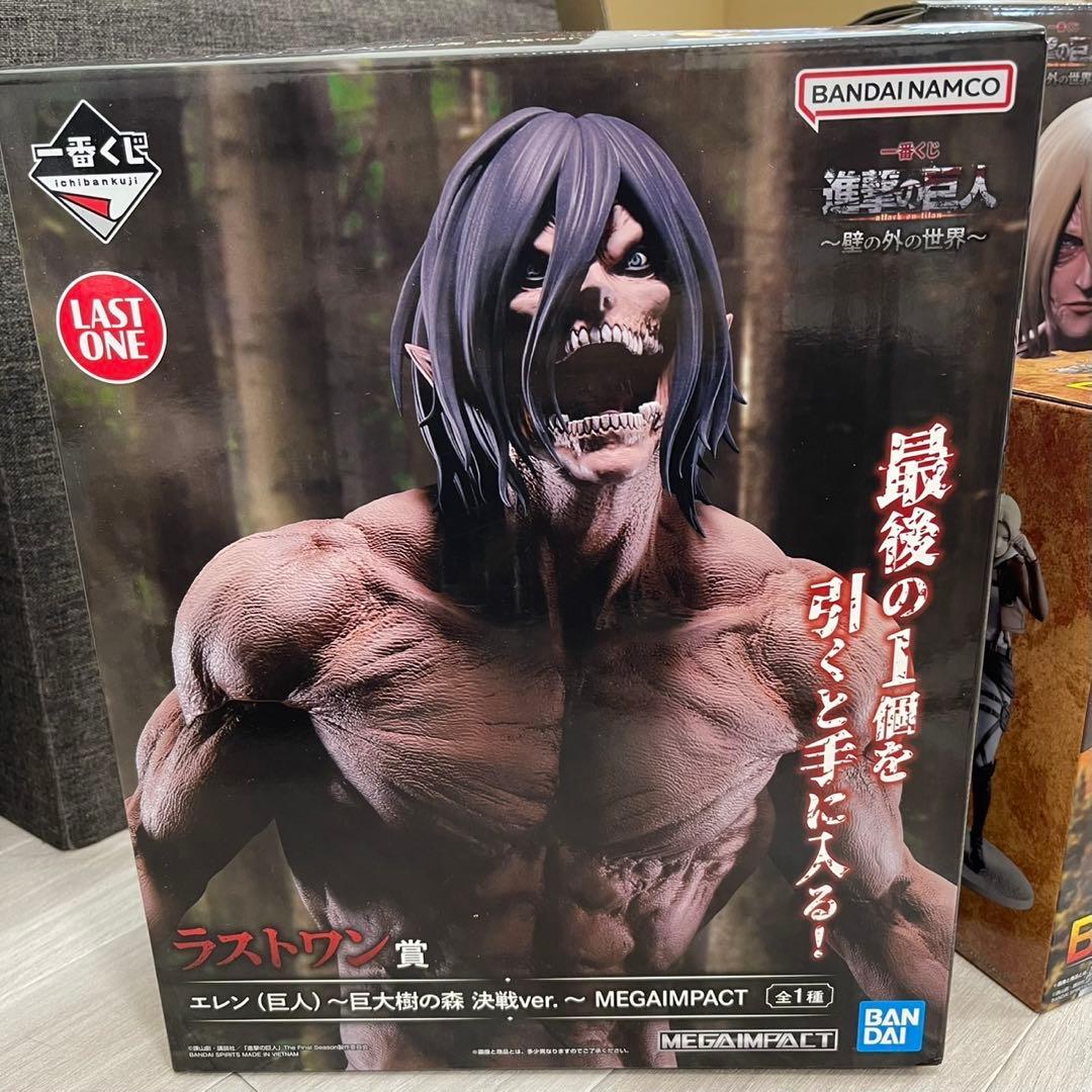 一番くじ　進撃の巨人　フィギュア　3体セット