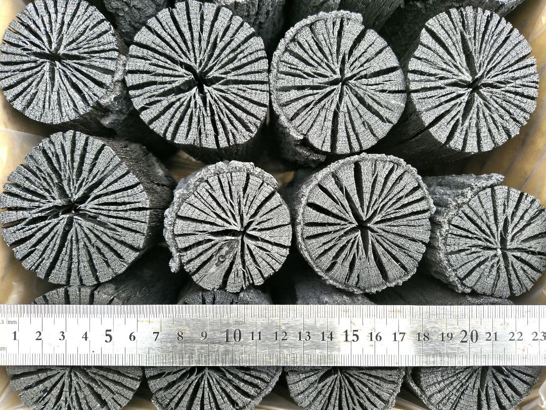 【愛媛産】クヌギ炉用胴炭 皮剥がれ