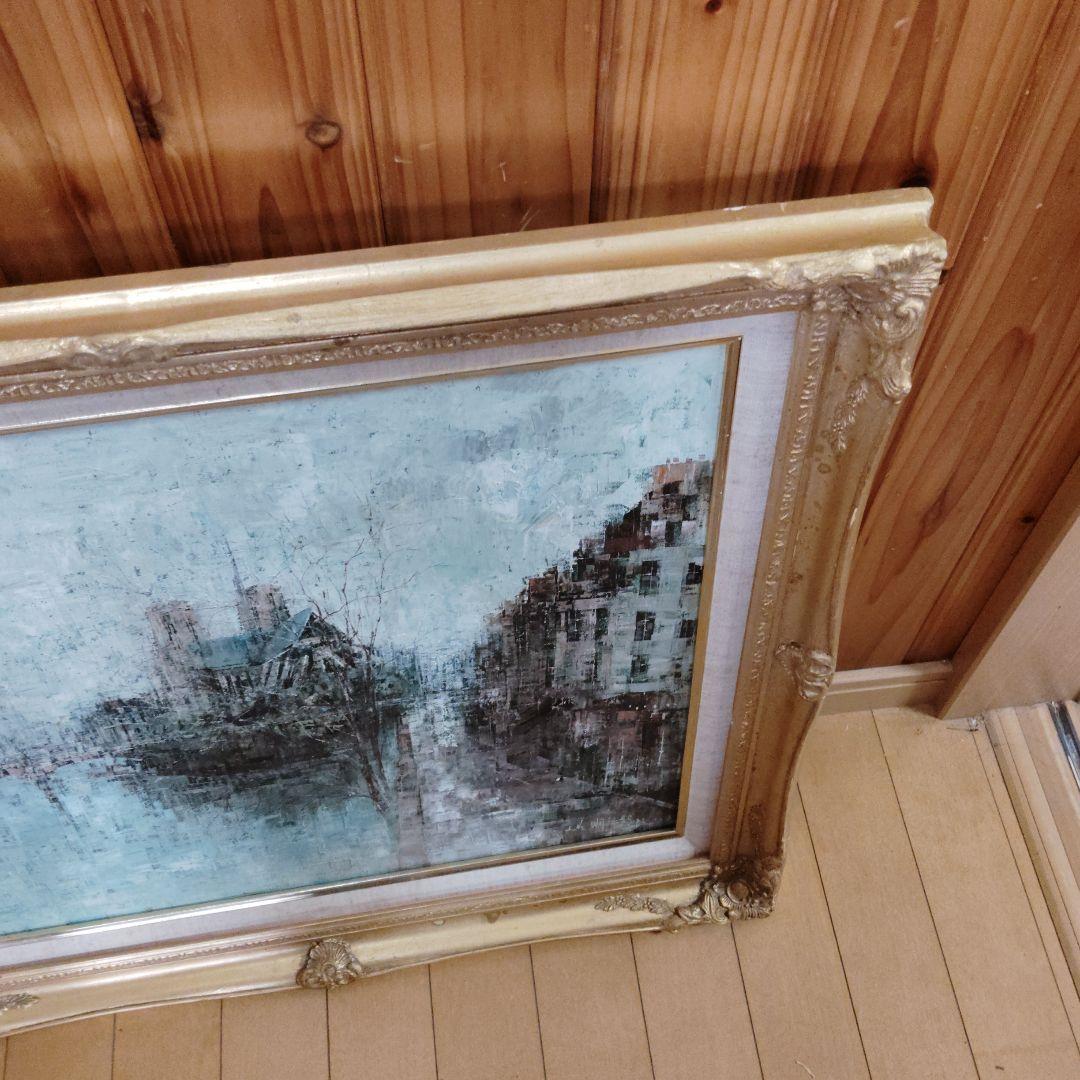 値下げ　ヨーロッパ　油絵　原画　街並み