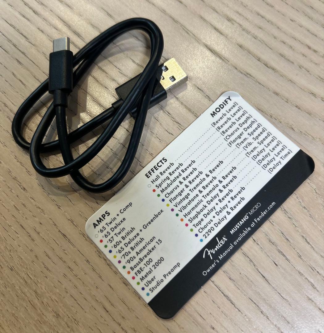 Fender Mustang Micro アンプシミュレーター　専用ケース付