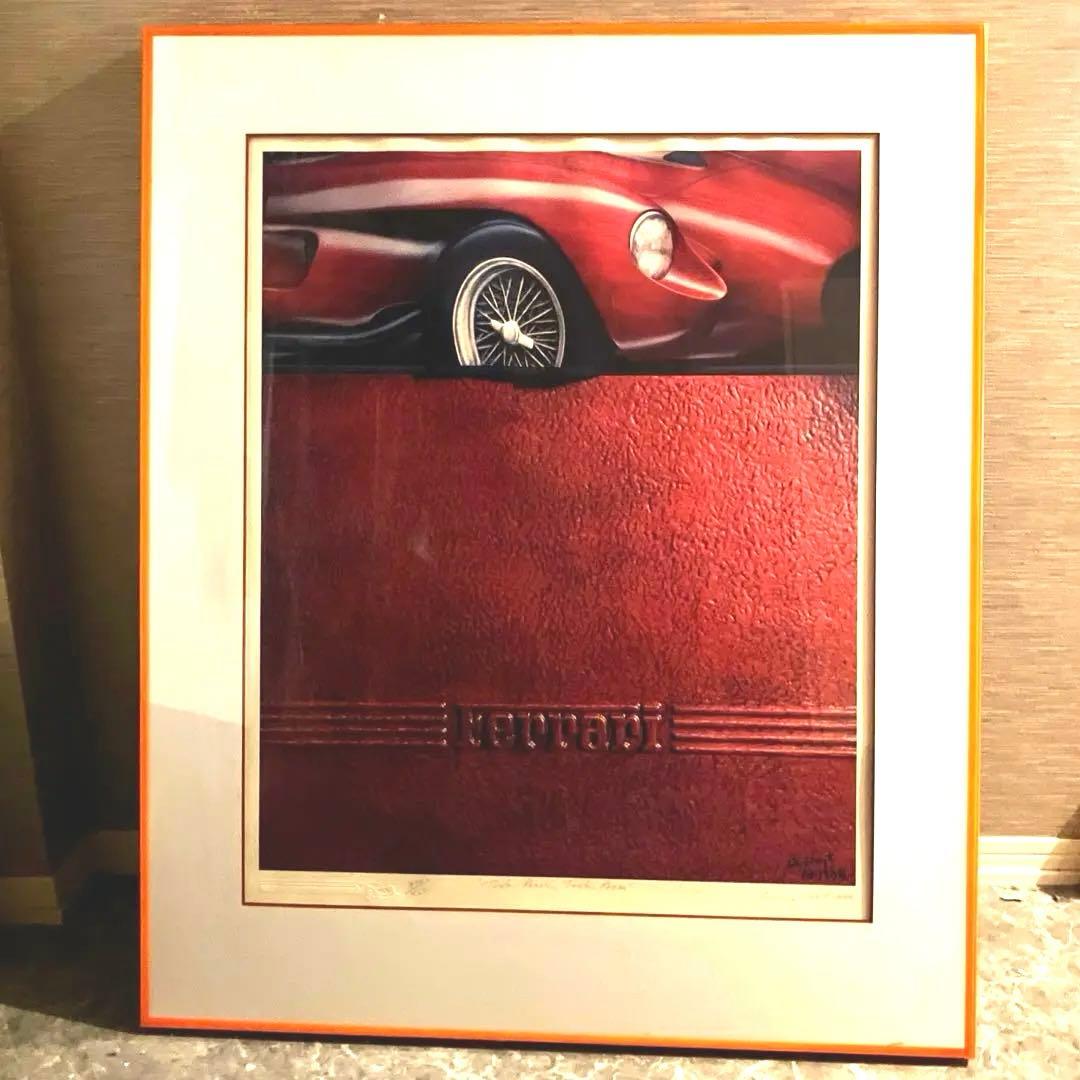 フェラーリ２５０テスタロッサ版画世界限定４５０／３７８
