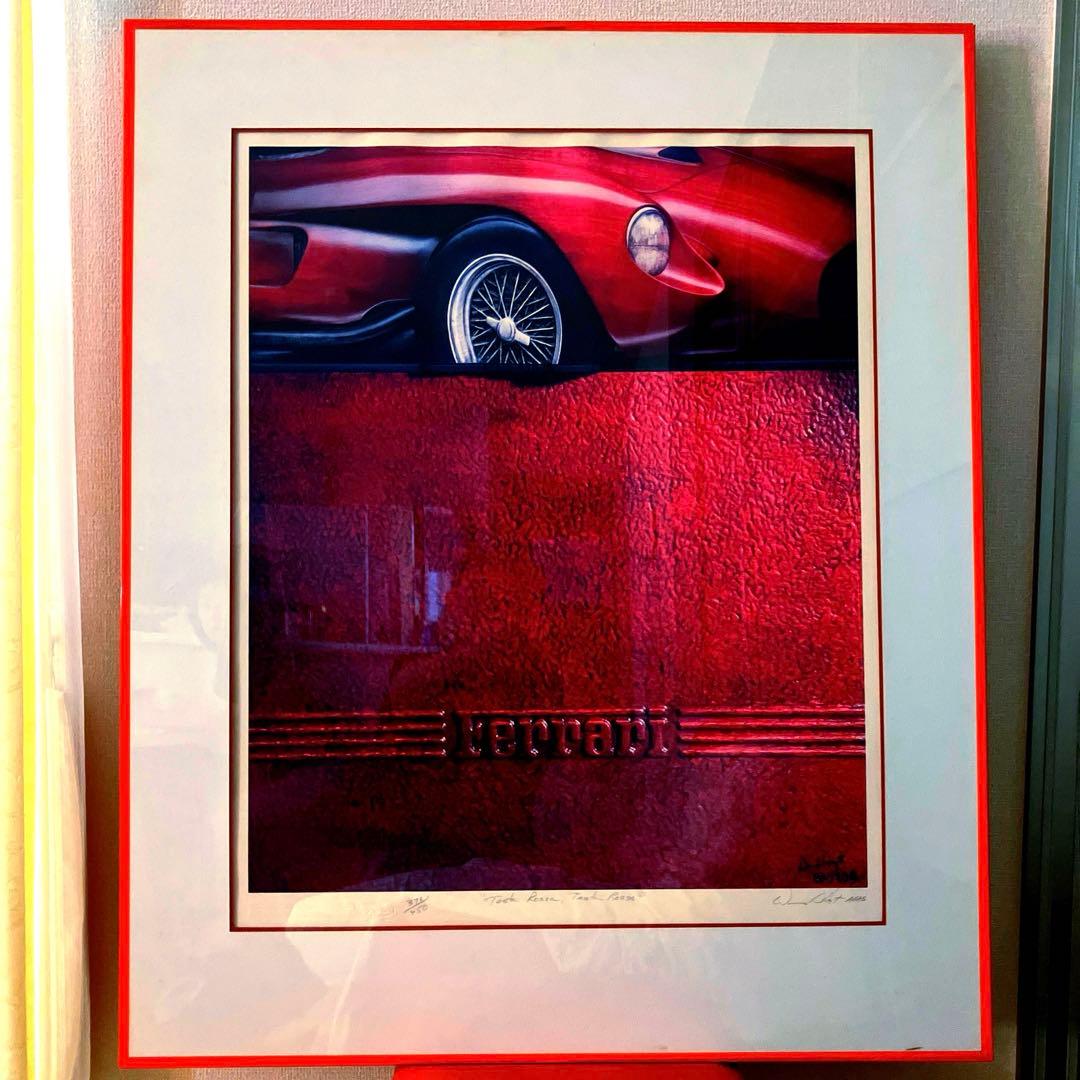フェラーリ２５０テスタロッサ版画世界限定４５０／３７８