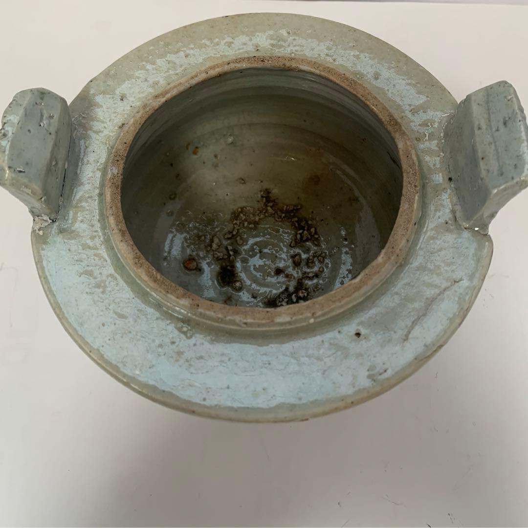 朝鮮美術　青磁　香炉　送料込み