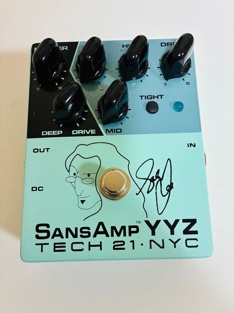 美品 TECH 21 SansAmp YYZ エフェクター