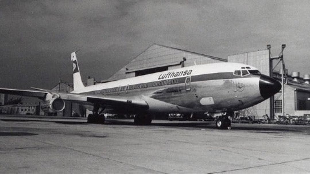 LH ルフトハンザ航空 Planetags B707