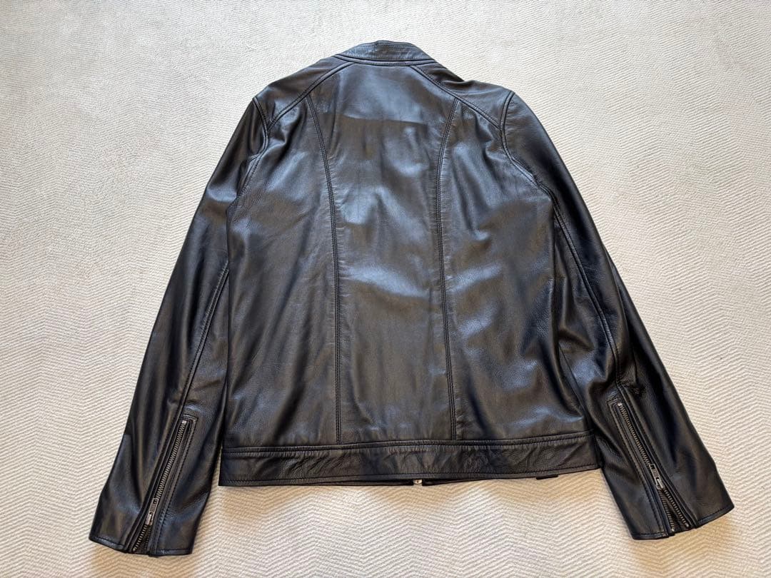 リューグーレザーズ／ラムレザー シングルライダース レザージャケット M