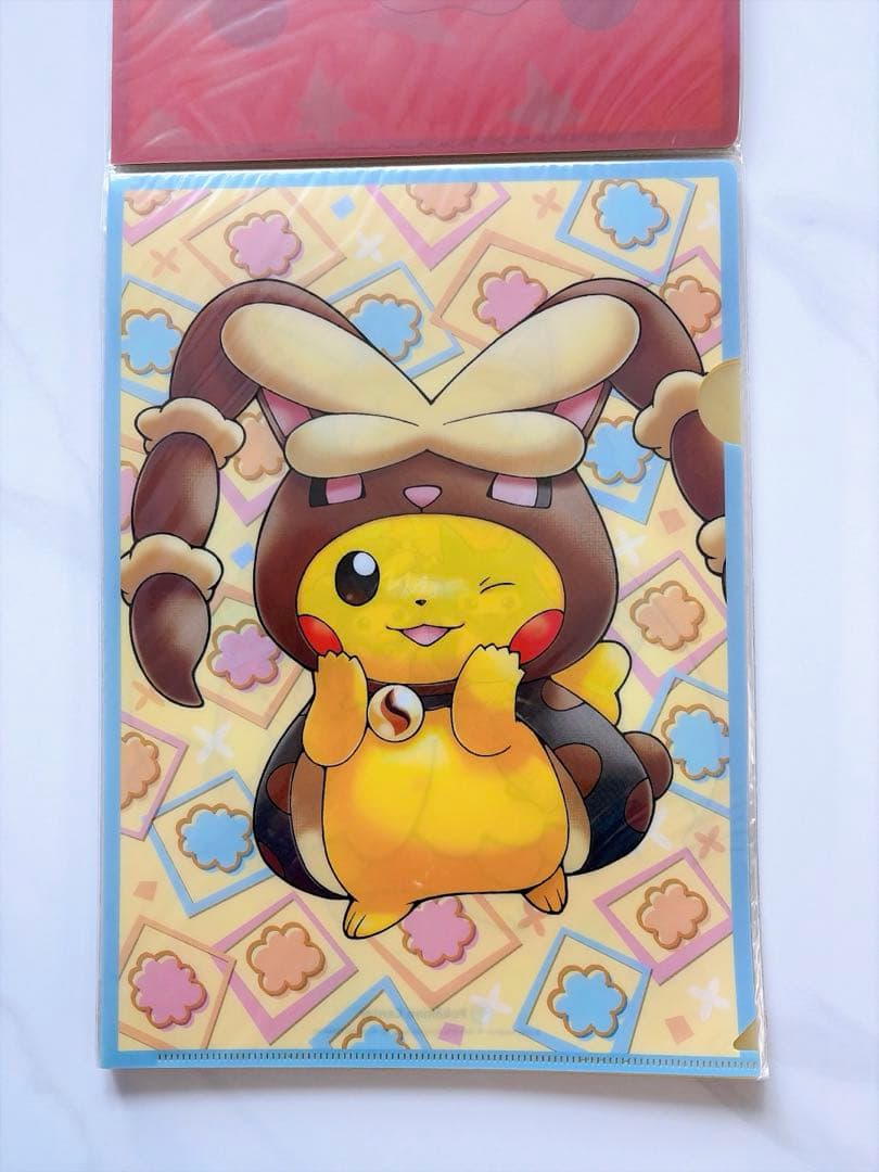 A4クリアファイルセット　メガポンチョを着たピカチュウ　vol.2