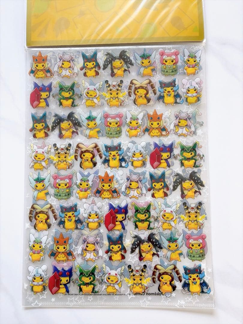 A4クリアファイルセット　メガポンチョを着たピカチュウ　vol.2