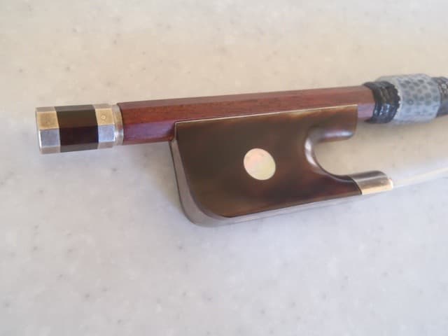 ☘️ べっこう 鼈甲 フロッグのチェロ 弓 シャコンヌにて当時価格33万円