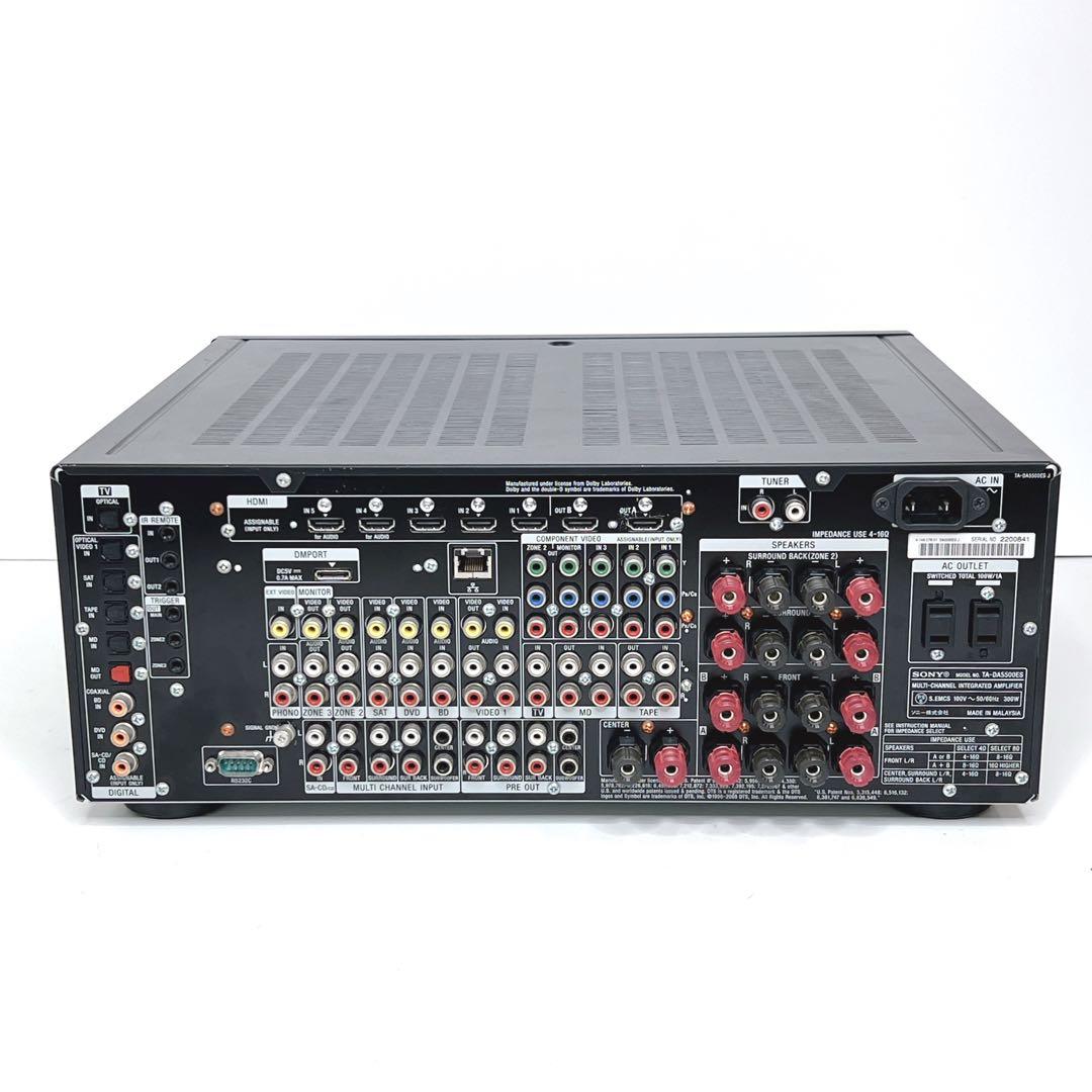 【極美品・動作品】 SONY TA-DA5500ES AVアンプ　リモコン付き