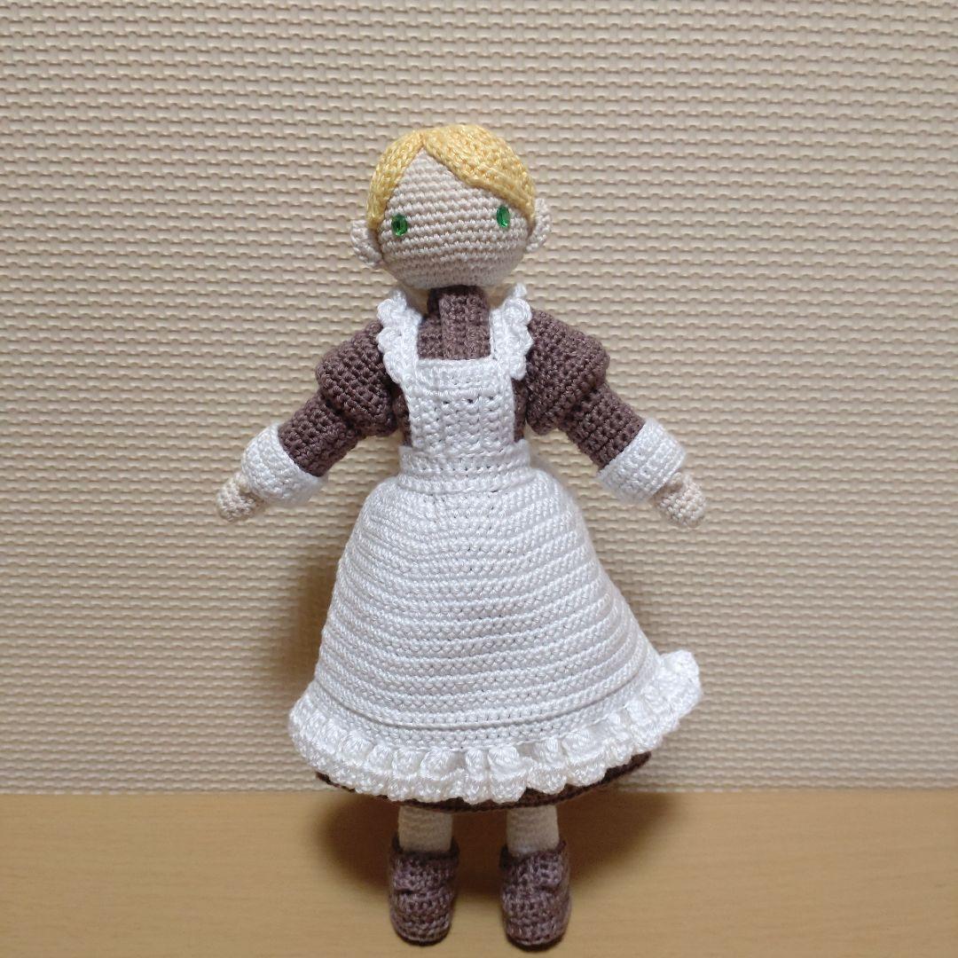 メイド服の女の子 きせかえあみぐるみ人形 ハンドメイド セット