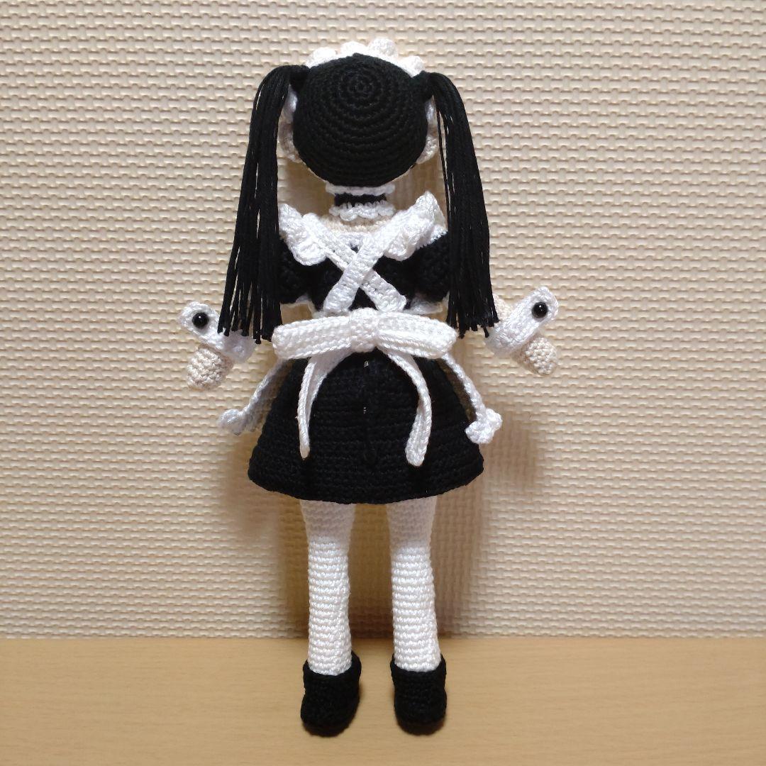 メイド服の女の子 きせかえあみぐるみ人形 ハンドメイド セット