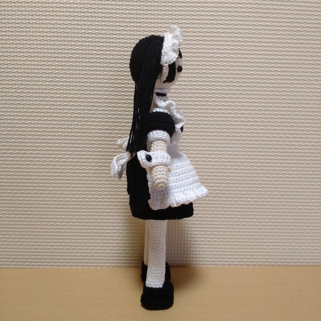 メイド服の女の子 きせかえあみぐるみ人形 ハンドメイド セット