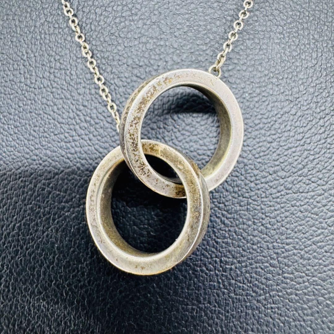 ✨Tiffany✨ティファニー✨ダブルリング✨シルバー925✨ネックレス✨