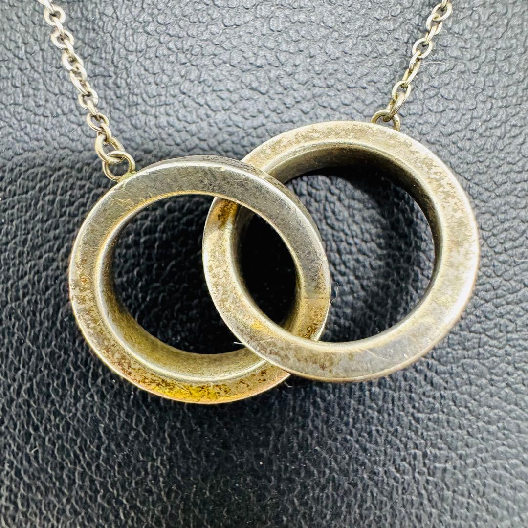 ✨Tiffany✨ティファニー✨ダブルリング✨シルバー925✨ネックレス✨