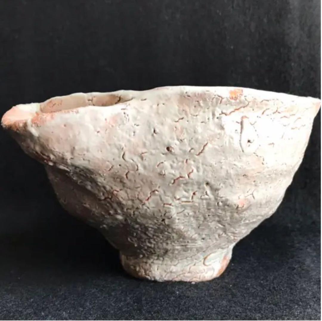 片口抹茶碗　萩焼　吉田萩苑　作