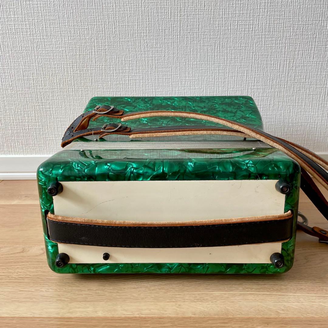 【希少・廃盤】YAMAHA ヤマハ アコーディオン ALTO 25 グリーン