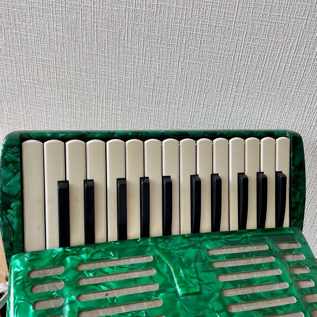 【希少・廃盤】YAMAHA ヤマハ アコーディオン ALTO 25 グリーン