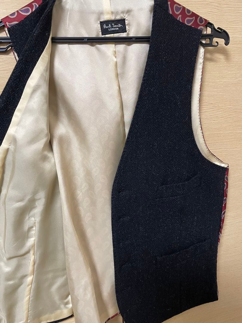 日本製　ポールスミス　アンゴラ　ベスト