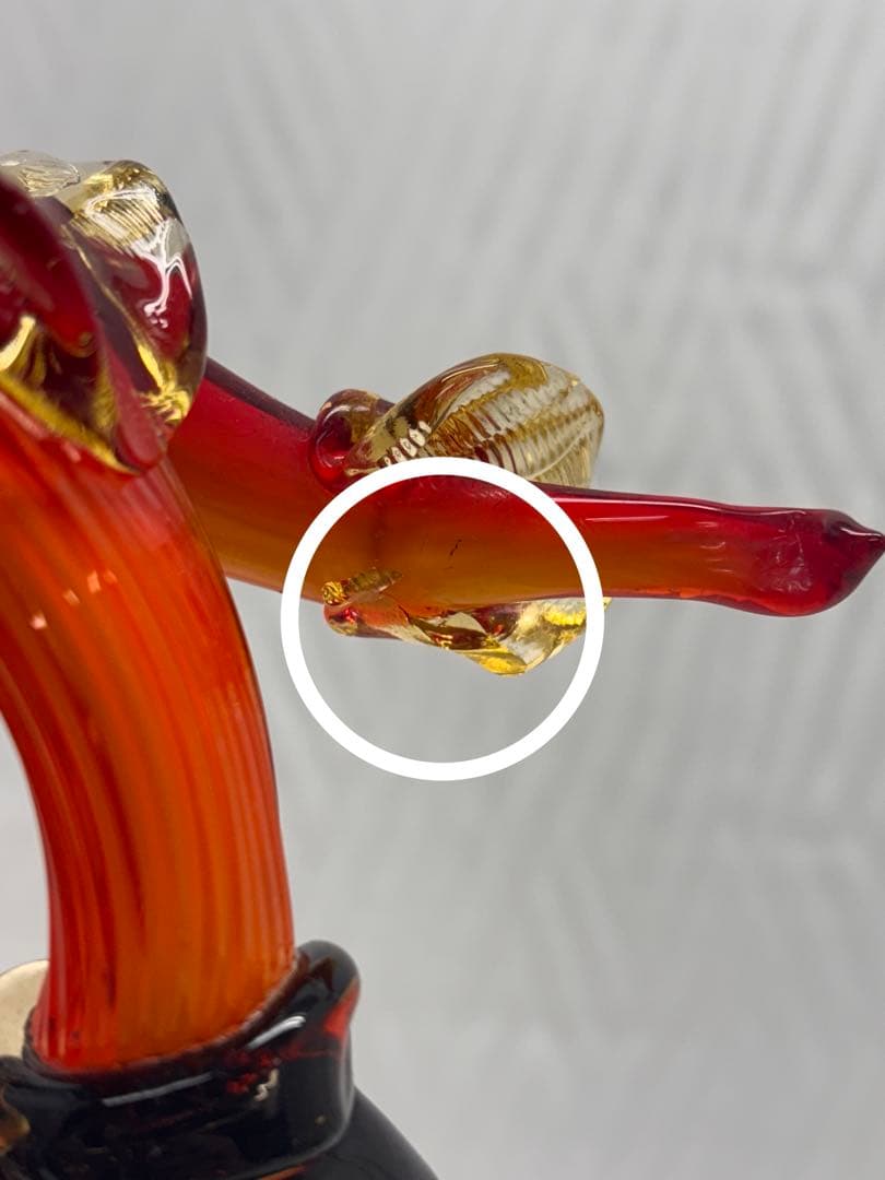 ベネチアンガラス　人形　フラメンコダンサー 置物　工芸品　硝子細工