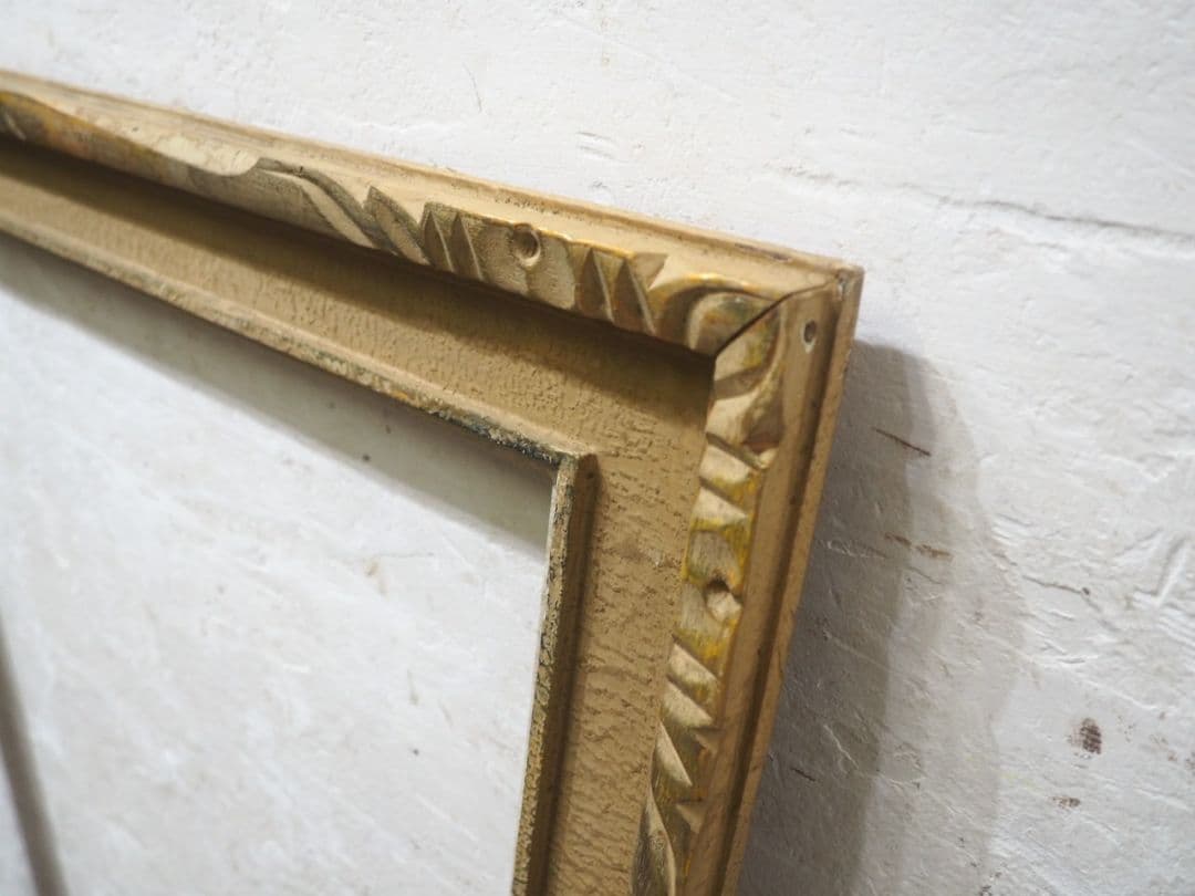 1249 レトロな額縁　F20　アートフレーム　油彩　水彩　画材　ビンテージ