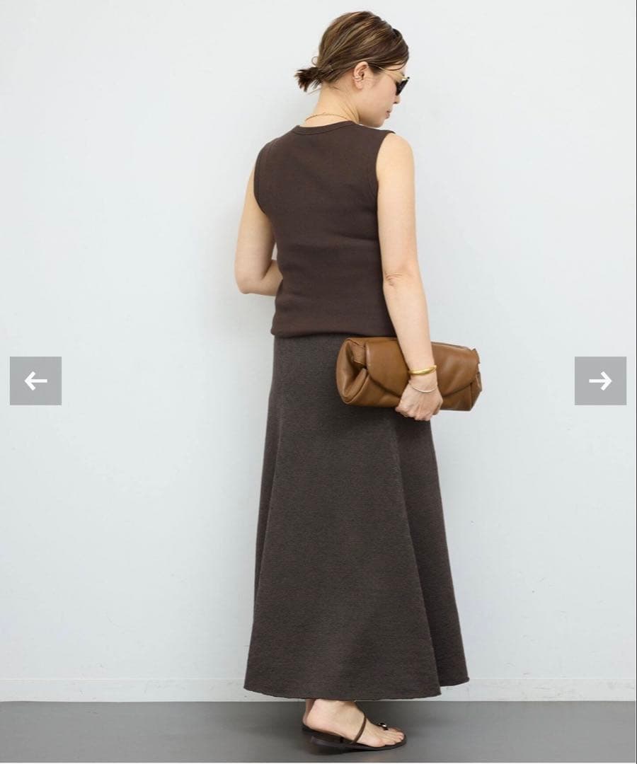 今季ドゥーズィエムクラスsleevelessプルオーバーブラウン