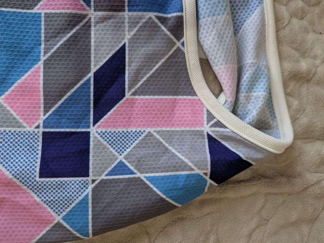 ALPHAICON 幾何学模様 メッシュ犬服 1XL サマークーリングタンク