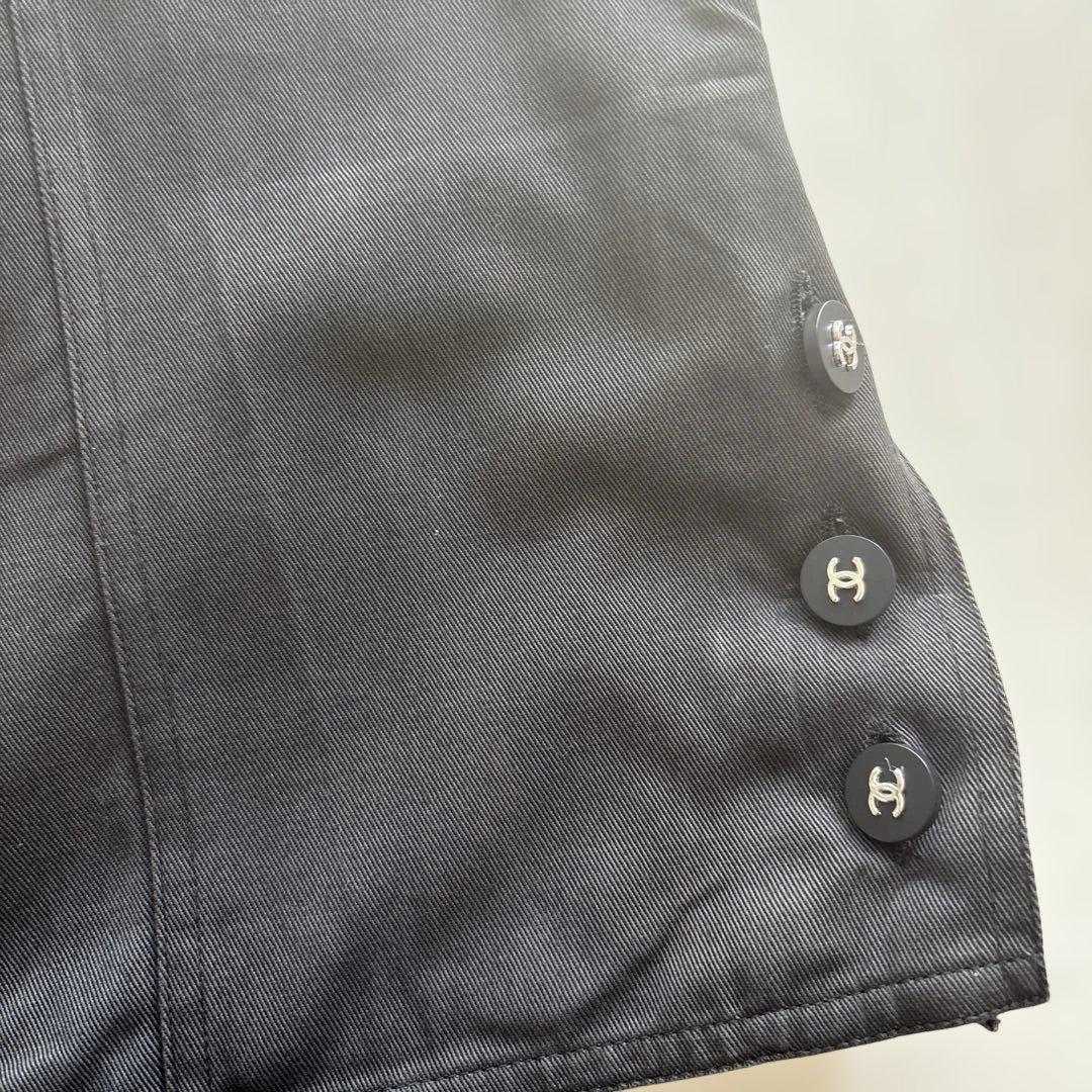 シャネル ロゴボタン タイトスカート