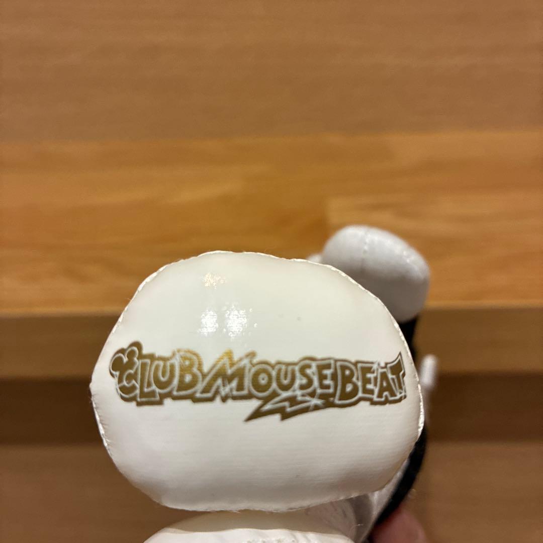 タグ付 未使用　クラブマウスビート ミッキーマウス ぬいぐるみバッジ CMB