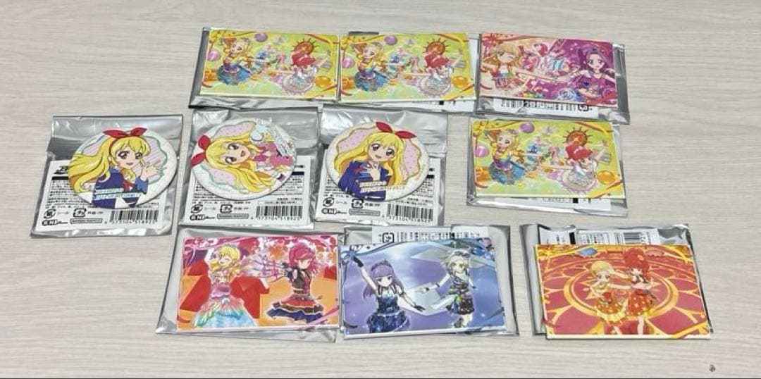 アイカツ グッズ 引退 まとめ売り 缶バッジ ポストカード キャンバスボード