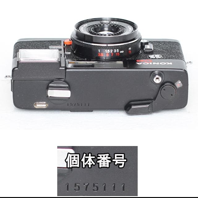 498 KONICA コニカ C35EF ピッカリコニカ 分解整備済の完動美品