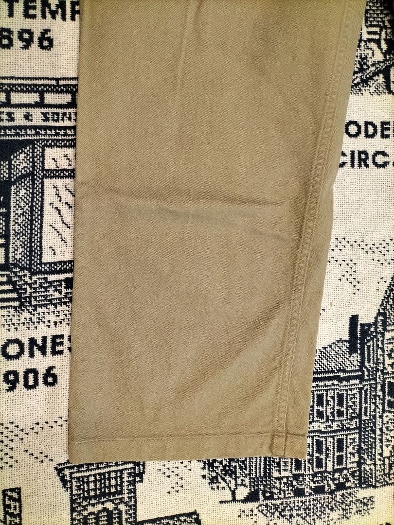 【実物】フランス軍　M52チノパンツ　サイズ３４　後期タイプ