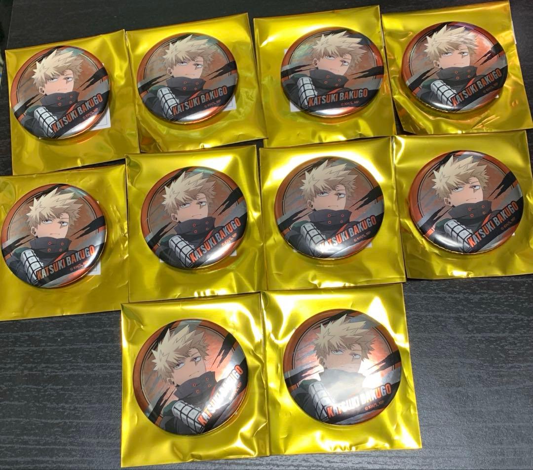 僕のヒーローアカデミア　東急コラボ　爆豪勝己　メタル缶バッジ　10個セット