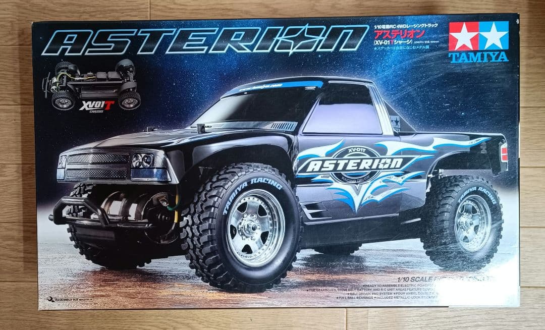 絶版未組立品!1/10RC アステリオン （XV-01Tシャーシ） 58552