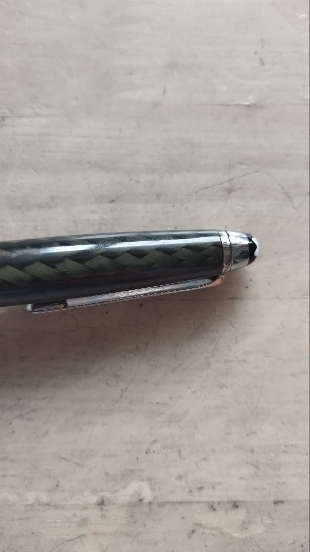 レア　モンブラン ソリテール カーボン スチール ボールペン 　ローラーボール