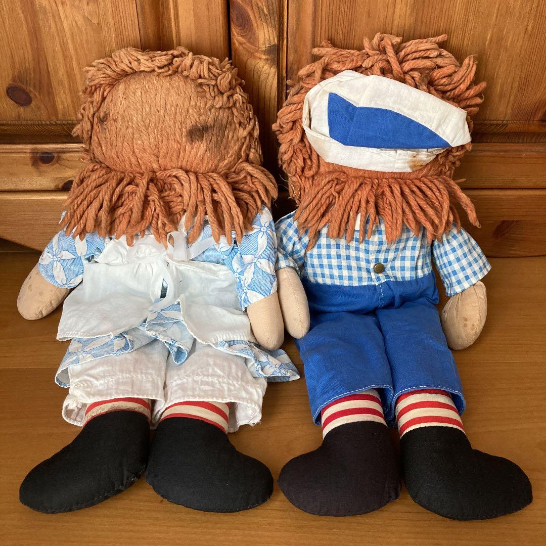 希少　めちゃくちゃ可愛いアンとアンディのペアドール　ジョジーン社製　レアです