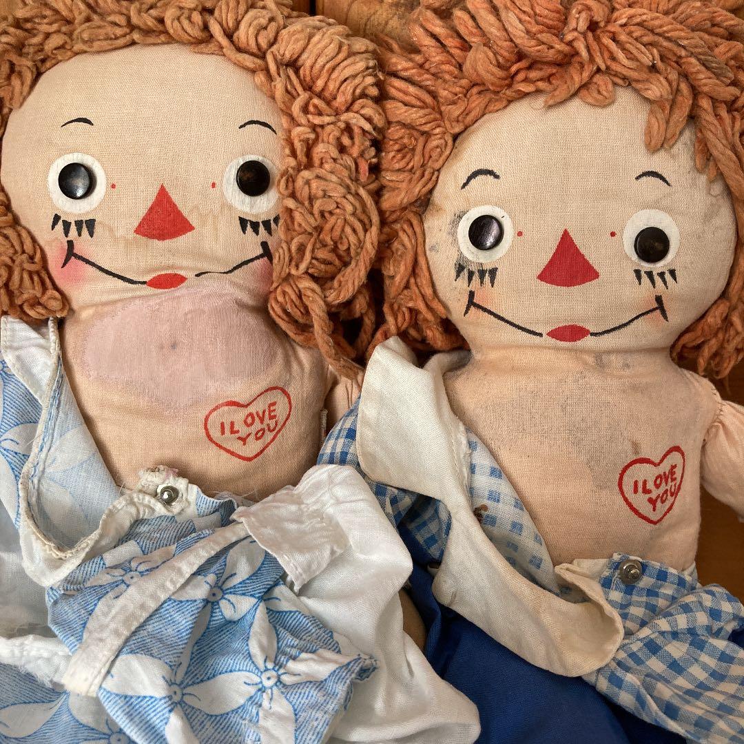 希少　めちゃくちゃ可愛いアンとアンディのペアドール　ジョジーン社製　レアです