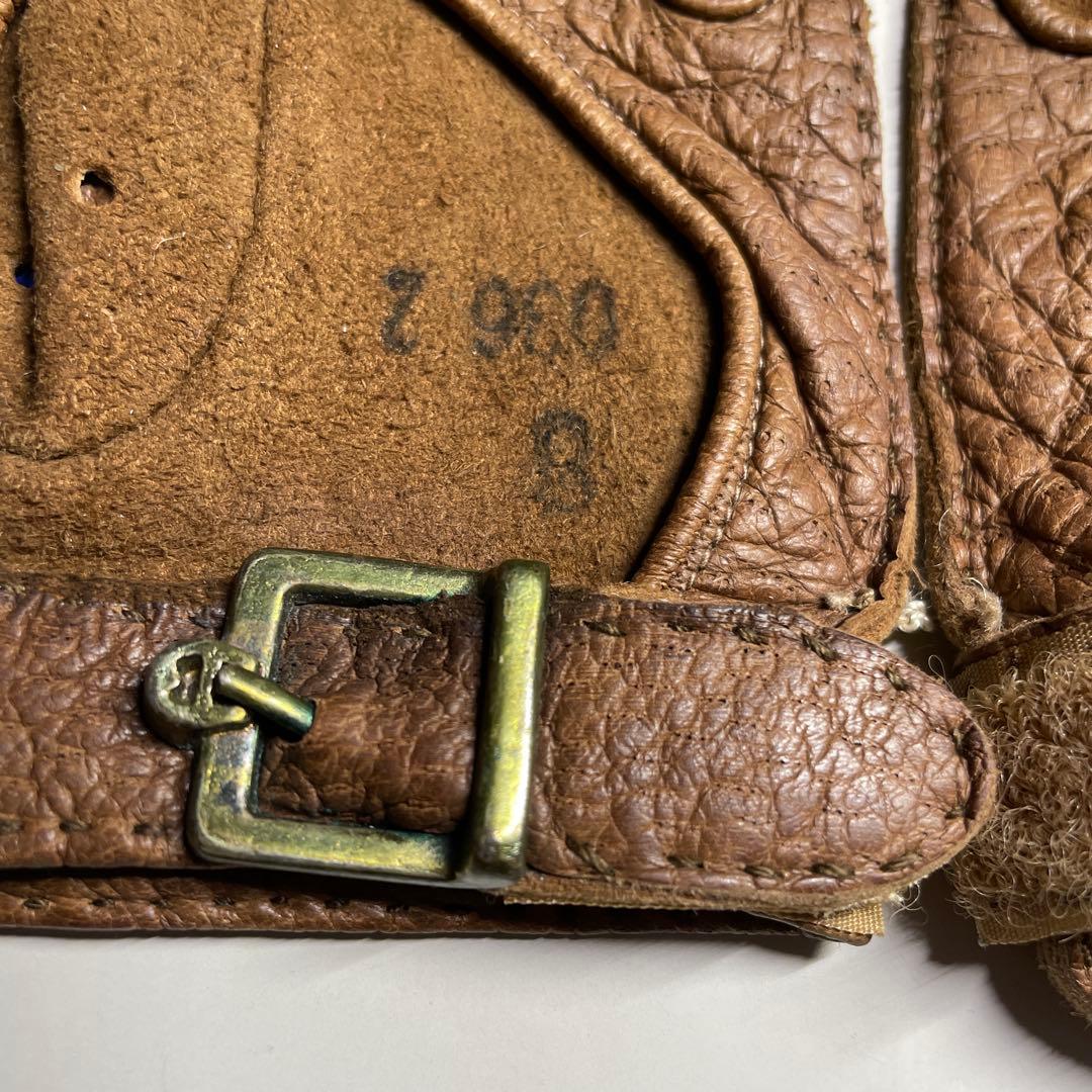 ROECKL ペッカリー革 ドライビング グローブ　一枚革　ブラウン色