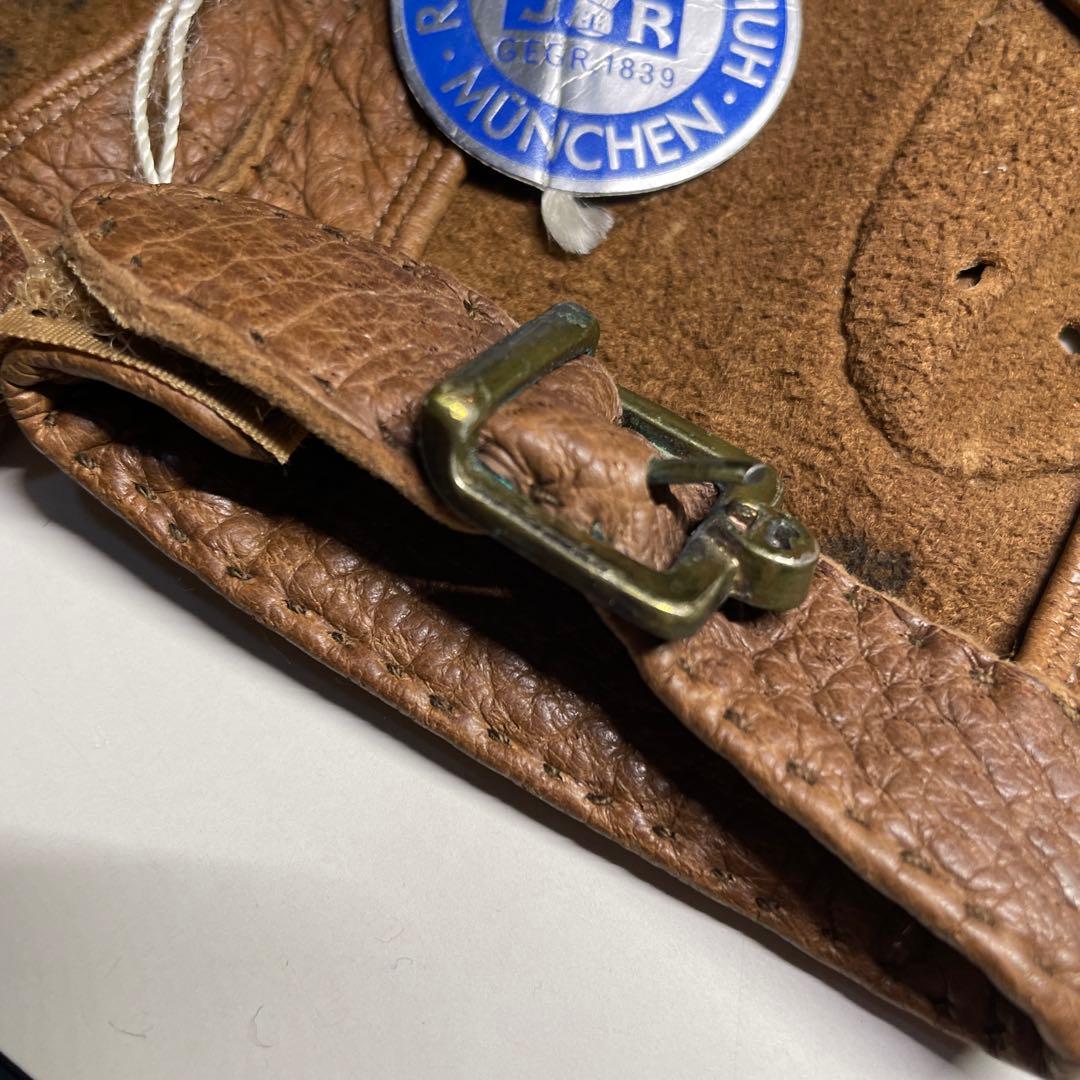 ROECKL ペッカリー革 ドライビング グローブ　一枚革　ブラウン色