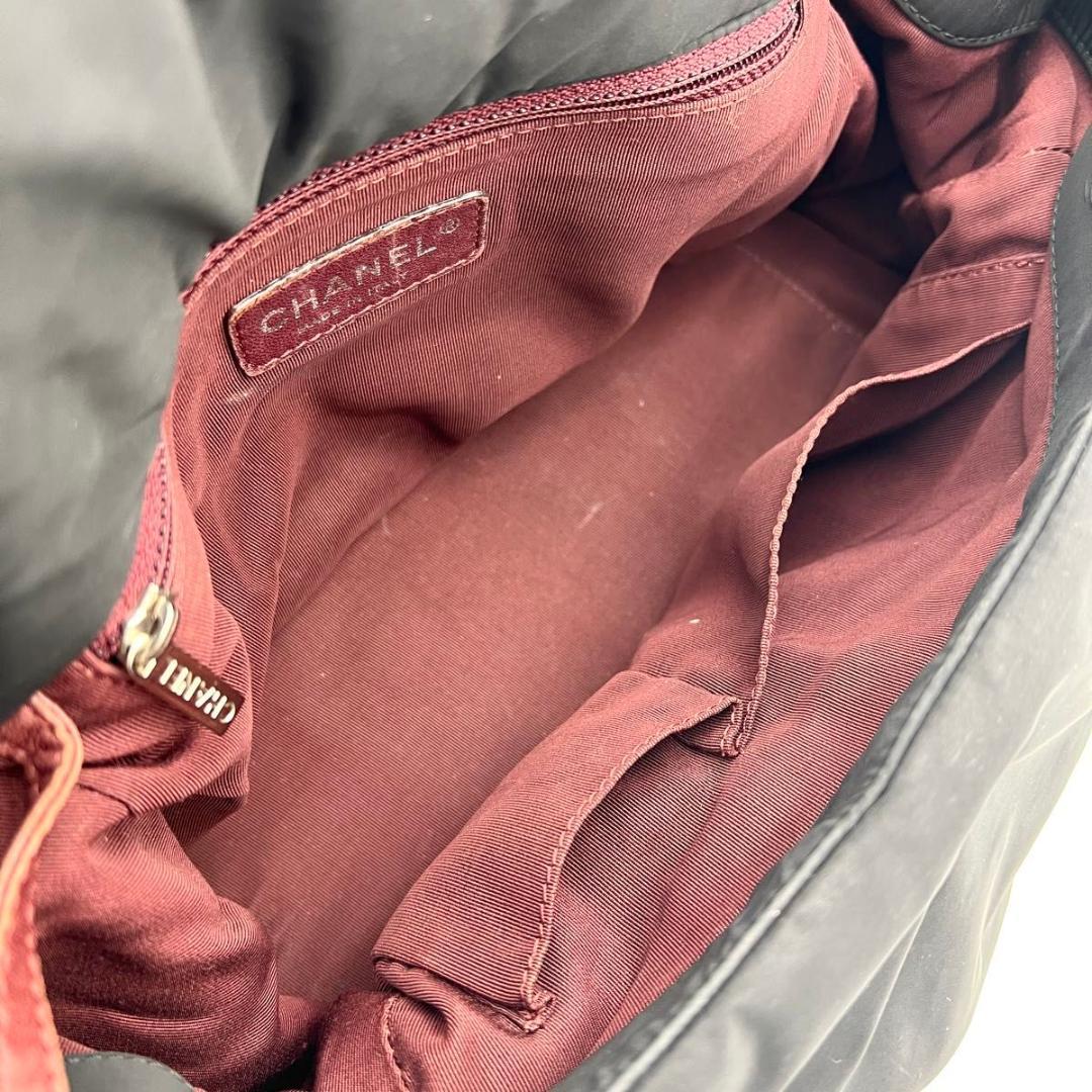 CHANEL シャネル パリビザンス ナイロン フラップ ダブルチェーンバッグ