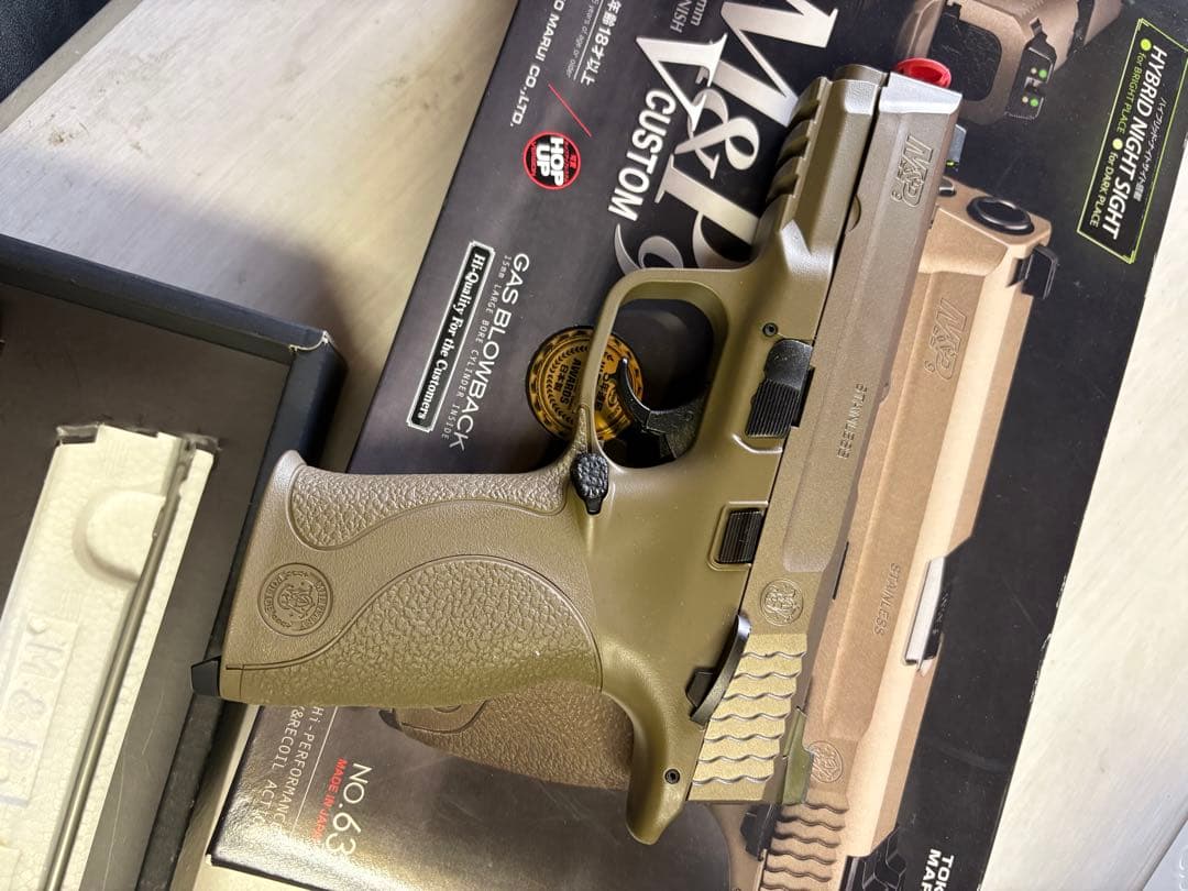 東京マルイM&P9タンカラーガスブローバック