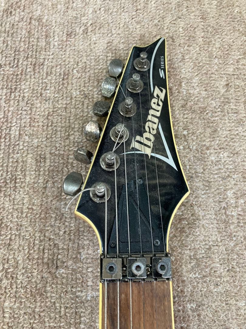 Ibanez S570DXQM エレキギター　ソフトケース付き