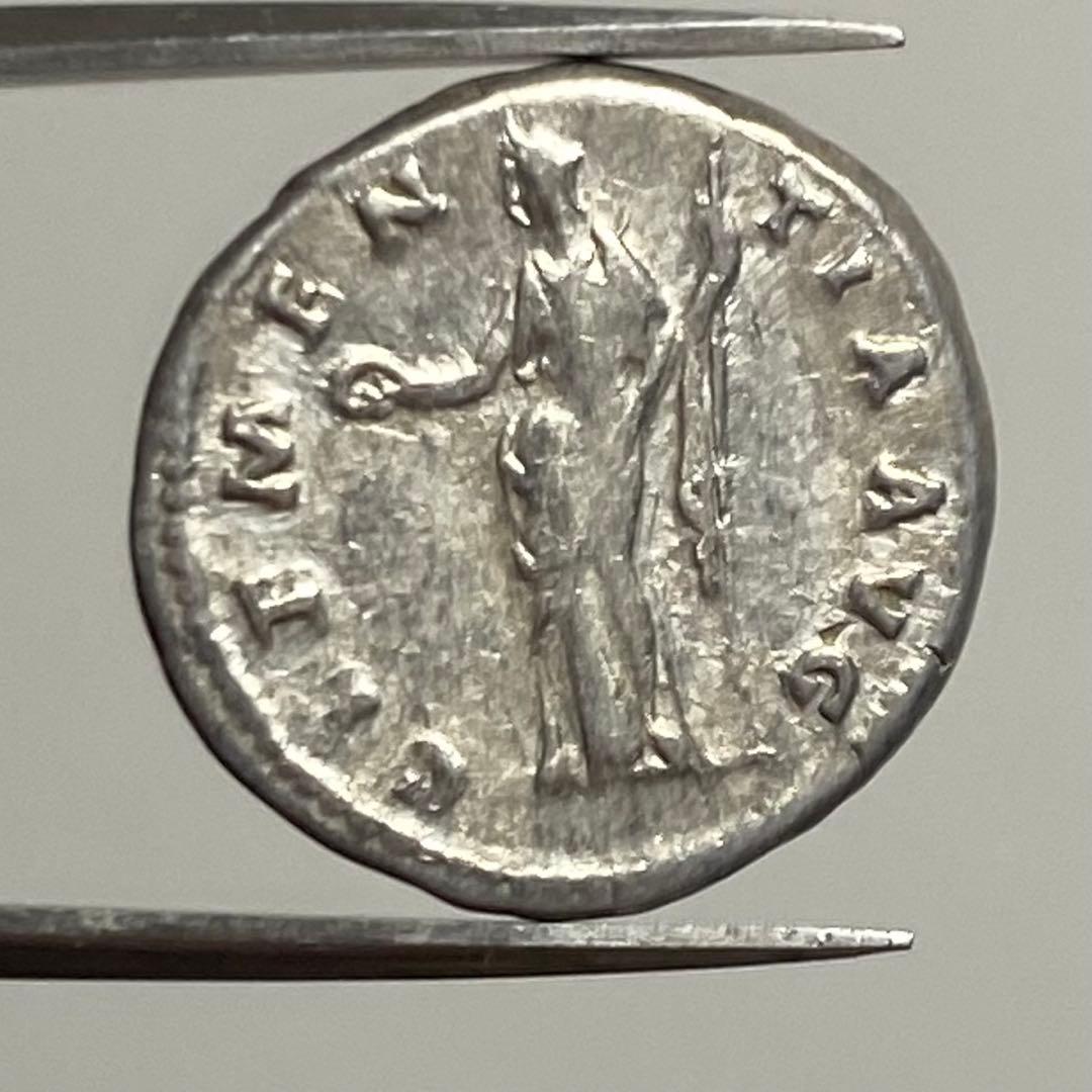 ローマ帝国 アントニヌス・ピウス デナリウス銀貨