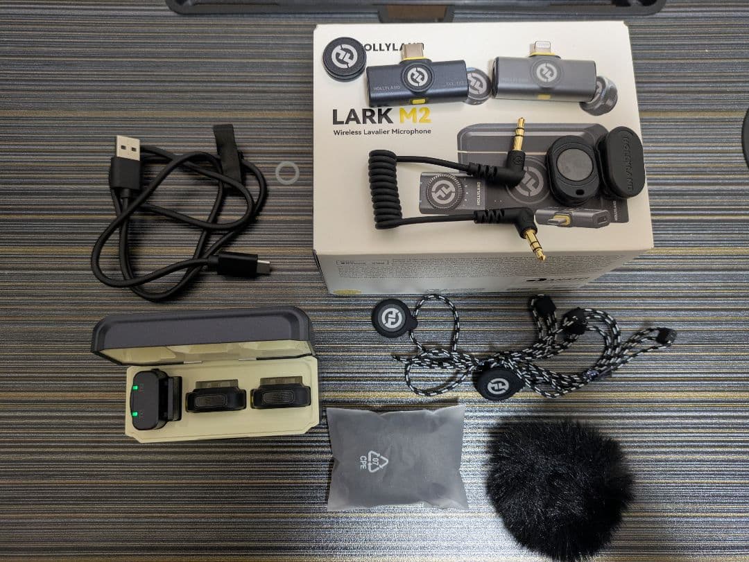 美品 HOLLYLAND LARK M2 セット ワイヤレスマイク