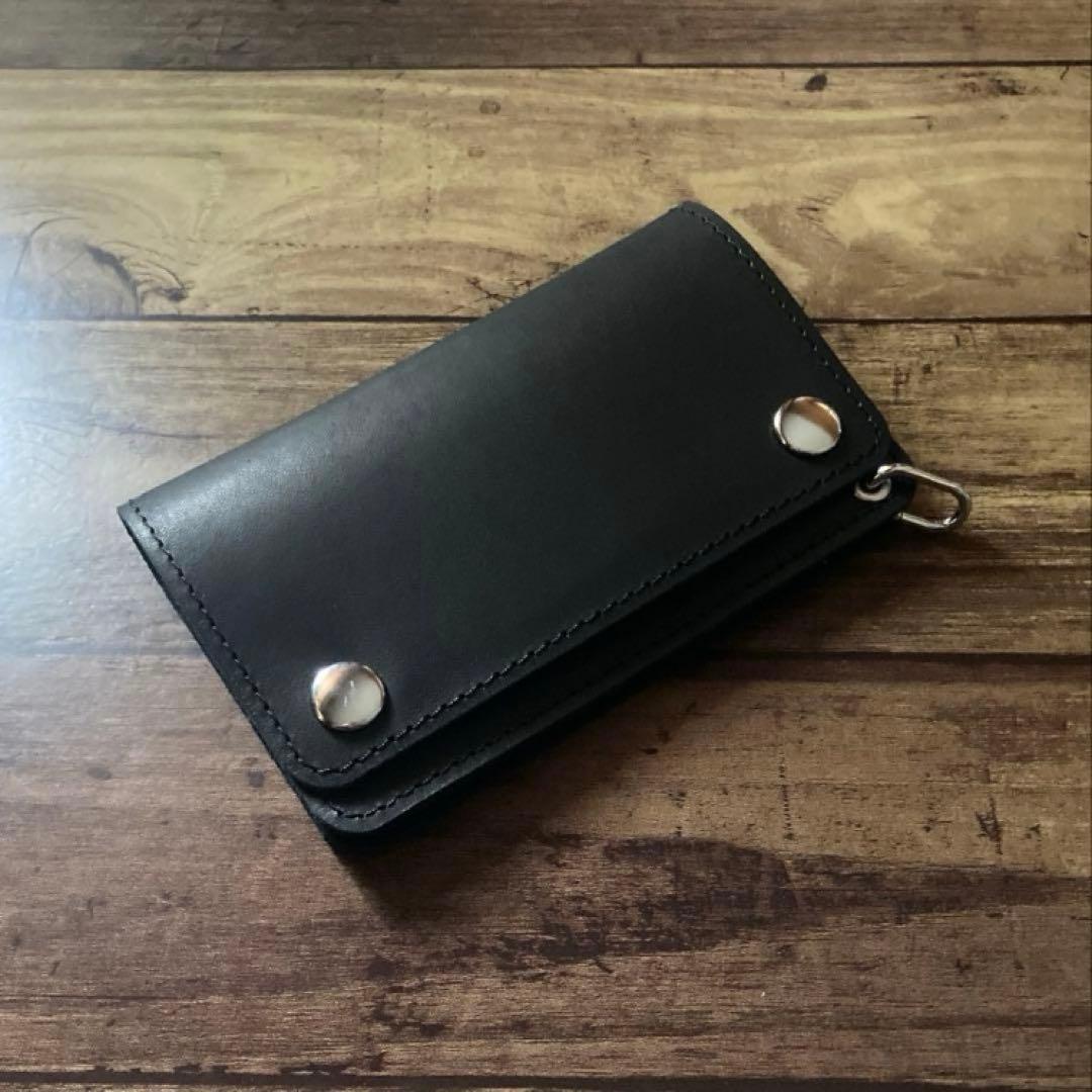 【はーる】COW CRUST トラッカーウォレット150（ミドル）2.5層